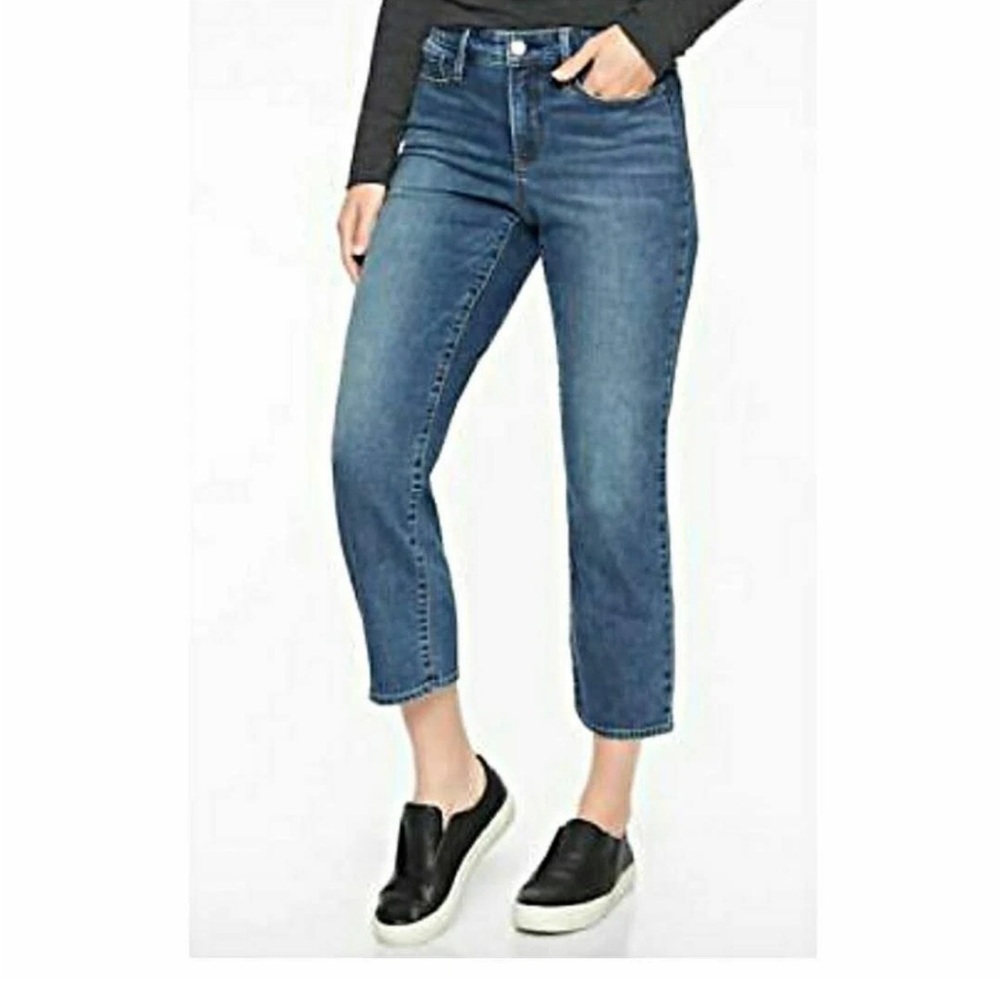 ATHLETA Slim Straight size 10 Tall Sculptek Women’s Jeans Lapis Wash Stretch - Picture 4 of 14